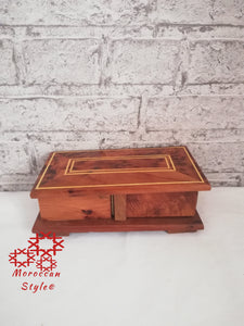 Wood Box Handcrafted Keepsake Storage Box Jewelry