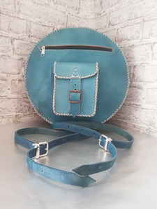 Backpacks Fashion Purse Women's New Leather Handbag blue