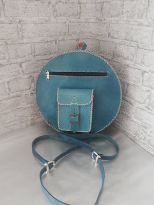 Backpacks Fashion Purse Women's New Leather Handbag blue