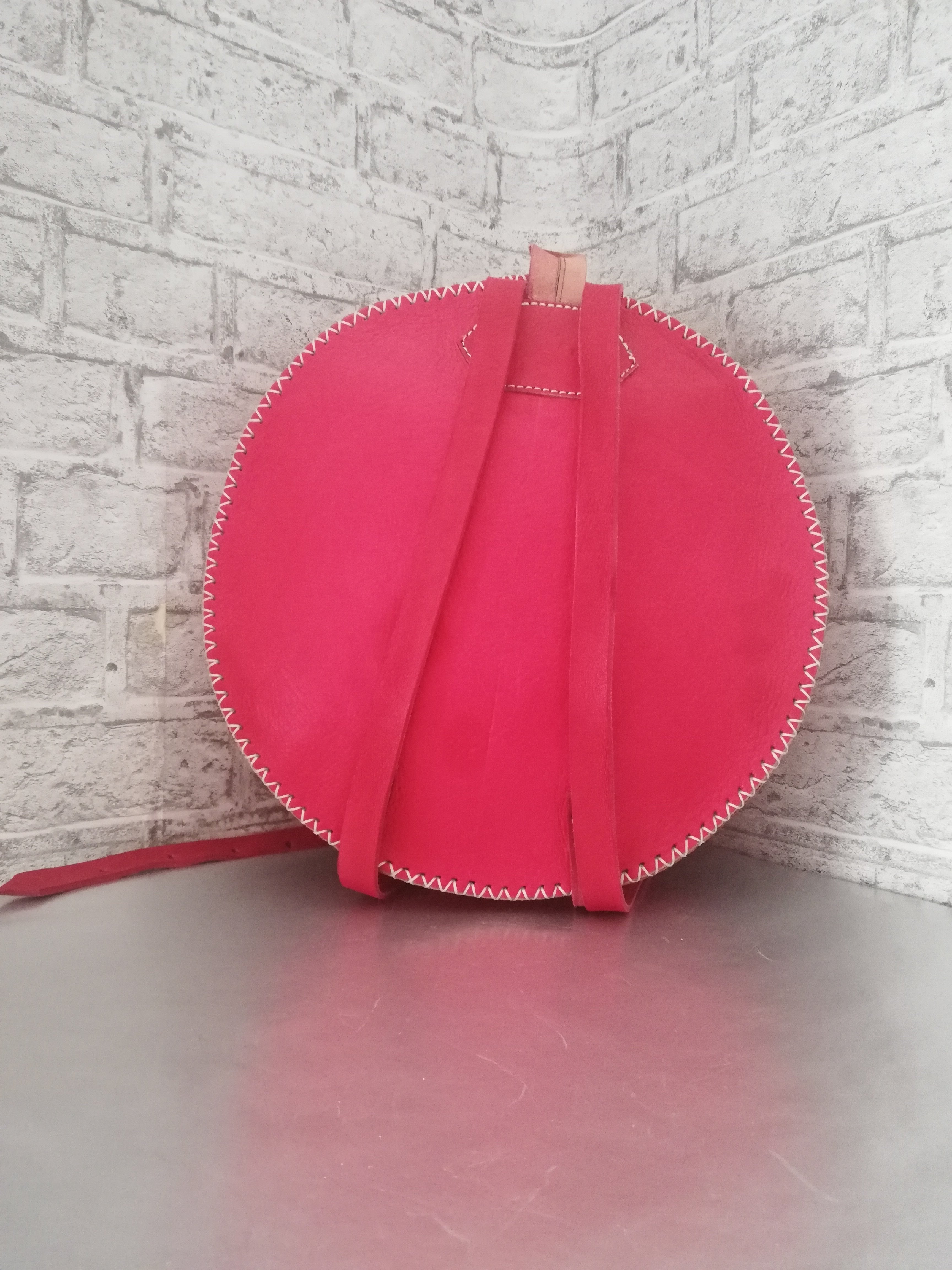 Red Backpacks Fashion Purse Women's New Leather Handbag