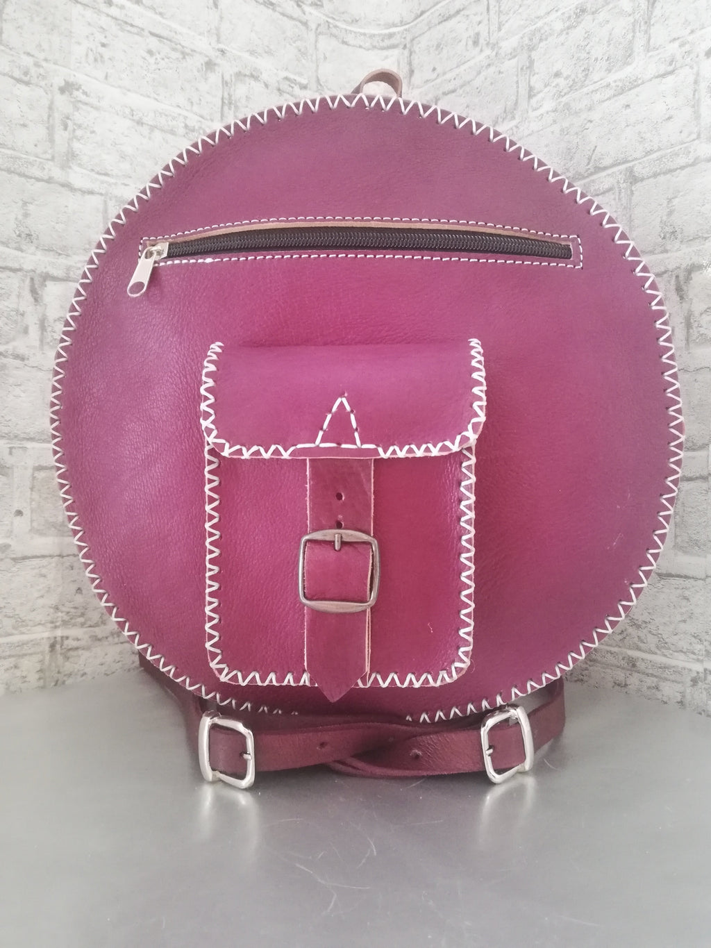 Backpacks Fashion Purse Women's New Leather Handbag Purple