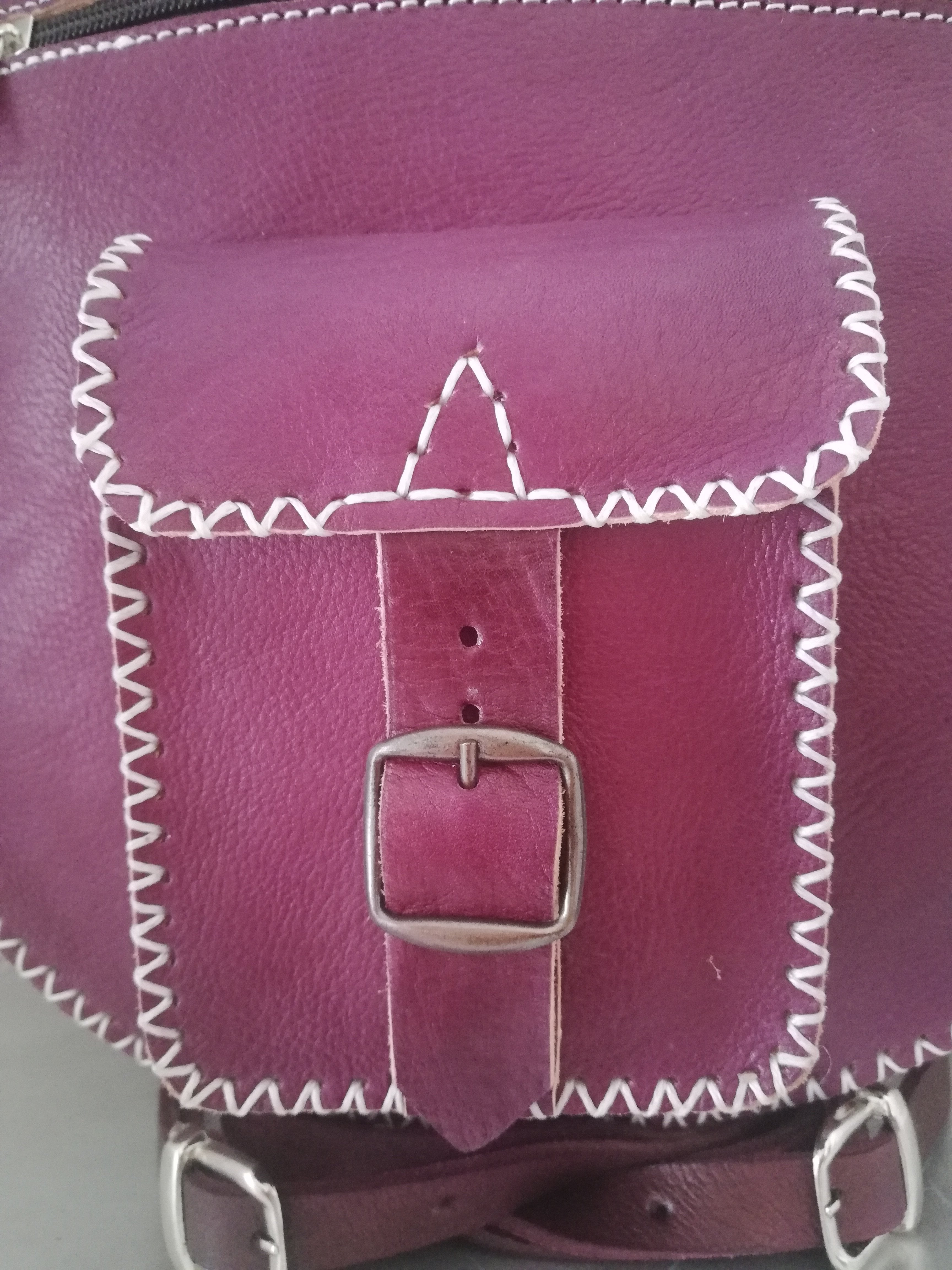 Backpacks Fashion Purse Women's New Leather Handbag Purple