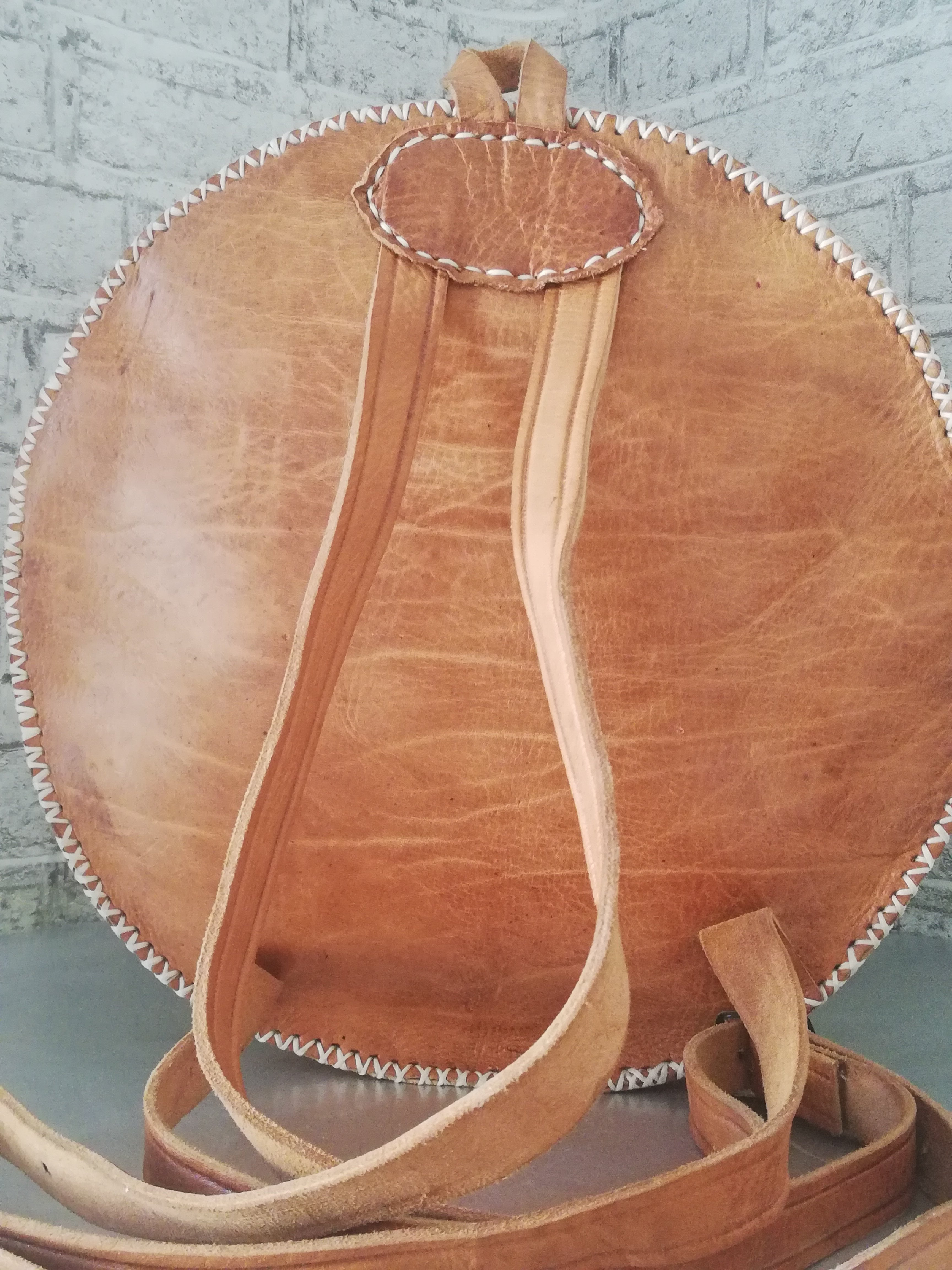 Backpacks Fashion Purse Women's New Leather Handbag Natural