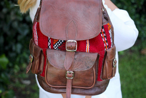 Handcrafted Genuine Leather Moroccan Bag